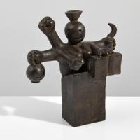 Tom Otterness Podium Figure Bronze Sculpture - Sold for $5,625 on 02-08-2020 (Lot 169).jpg